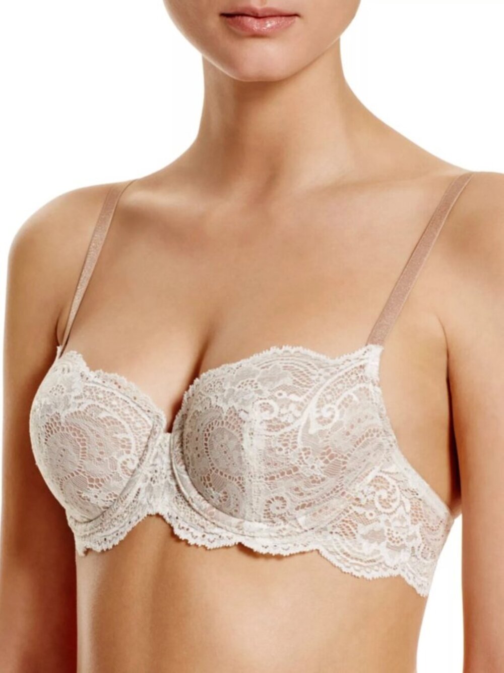 ThirdLove Balconette Bra Lace Cream/Nude 32C1/2